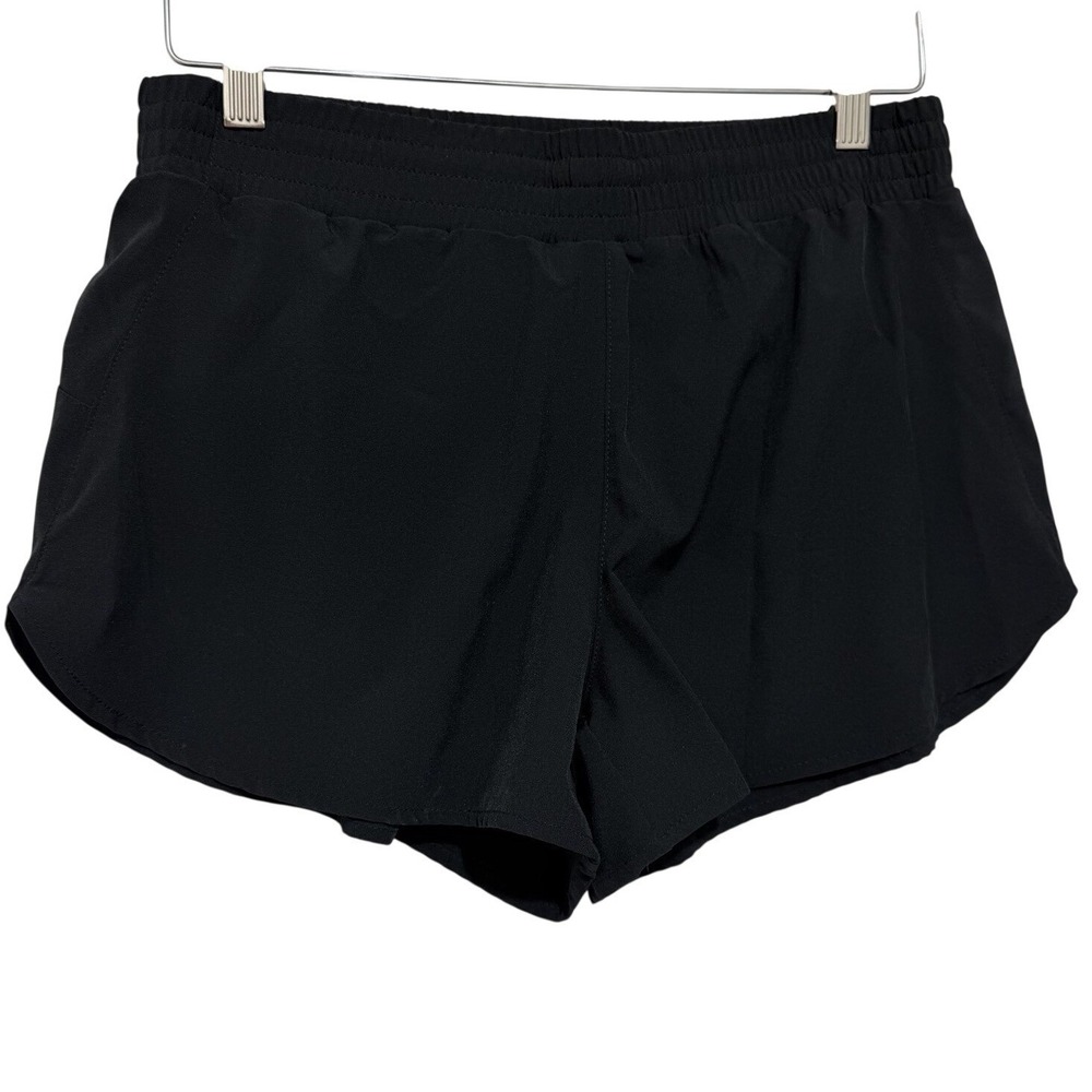 Columbia Women's Lined Running Shorts Size Small Black Lightweight Active Hiking